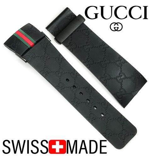 gucci watch grey strap rectangle|Gucci replacement watch strap.